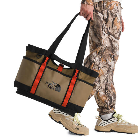 The North Face Basecamp Utility Tote CEDAR/TNF BLACK/LAVA RED NF0A8GJ7MY1