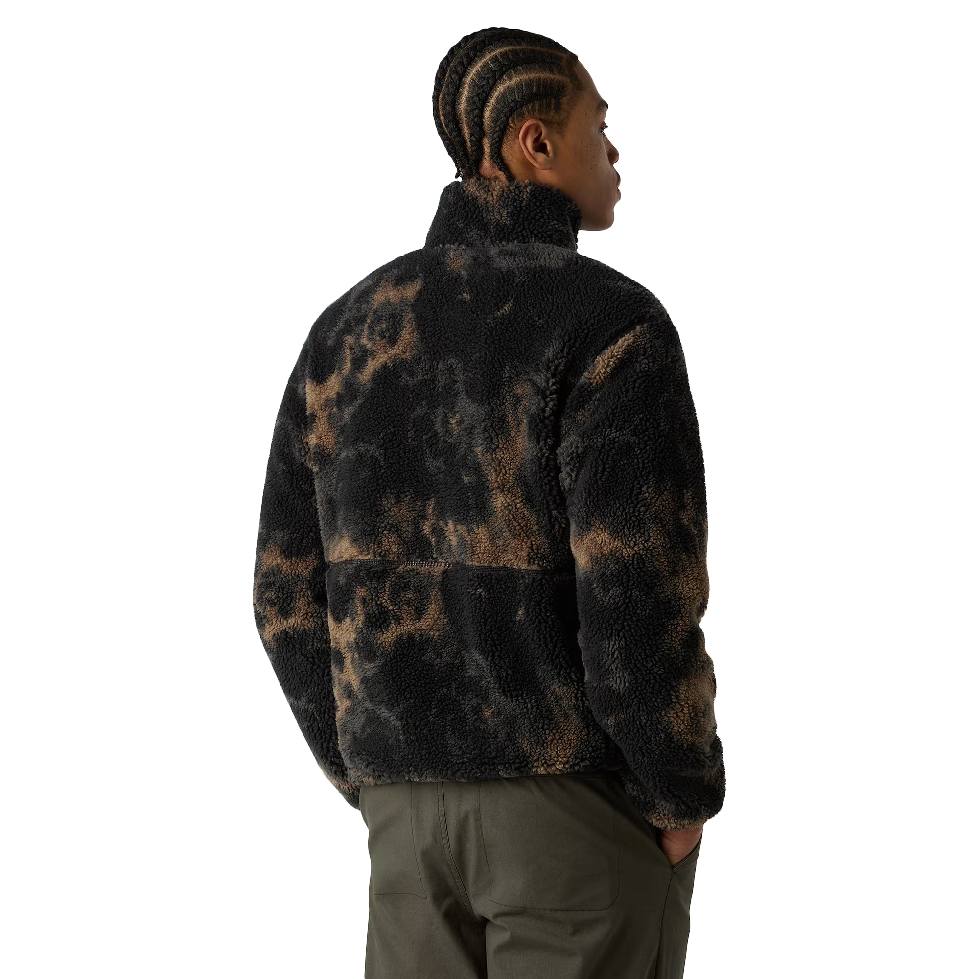 The North Face Extreme Pile 2 Pullover Black Light Refractions Print