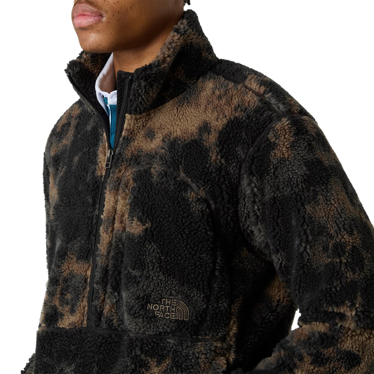 The North Face Extreme Pile 2 Pullover Black Light Refractions Print