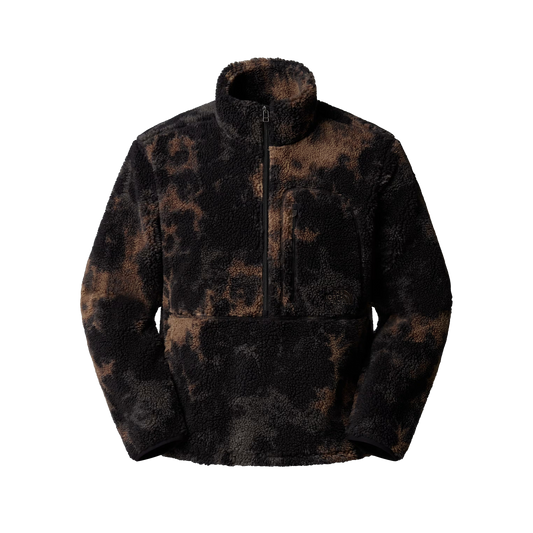 The North Face Extreme Pile 2 Pullover Black Light Refractions Print
