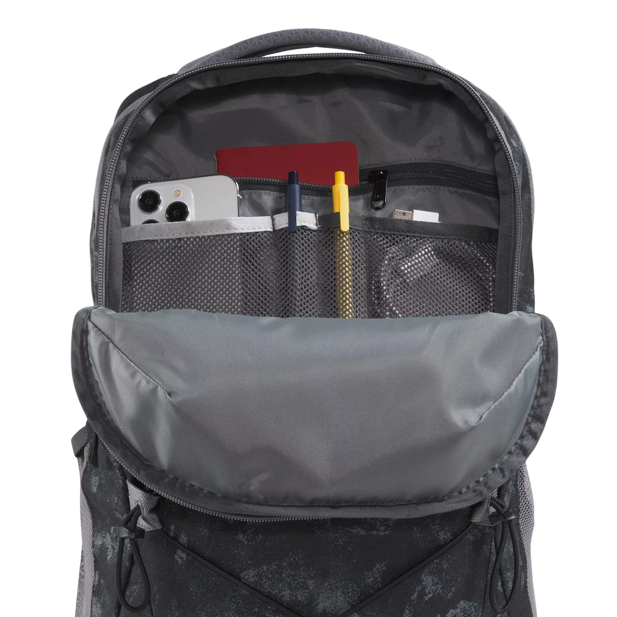 The North Face Jester Backpack TNFBLK CHALK TEXTRE PRT NF0A3VXFMV1