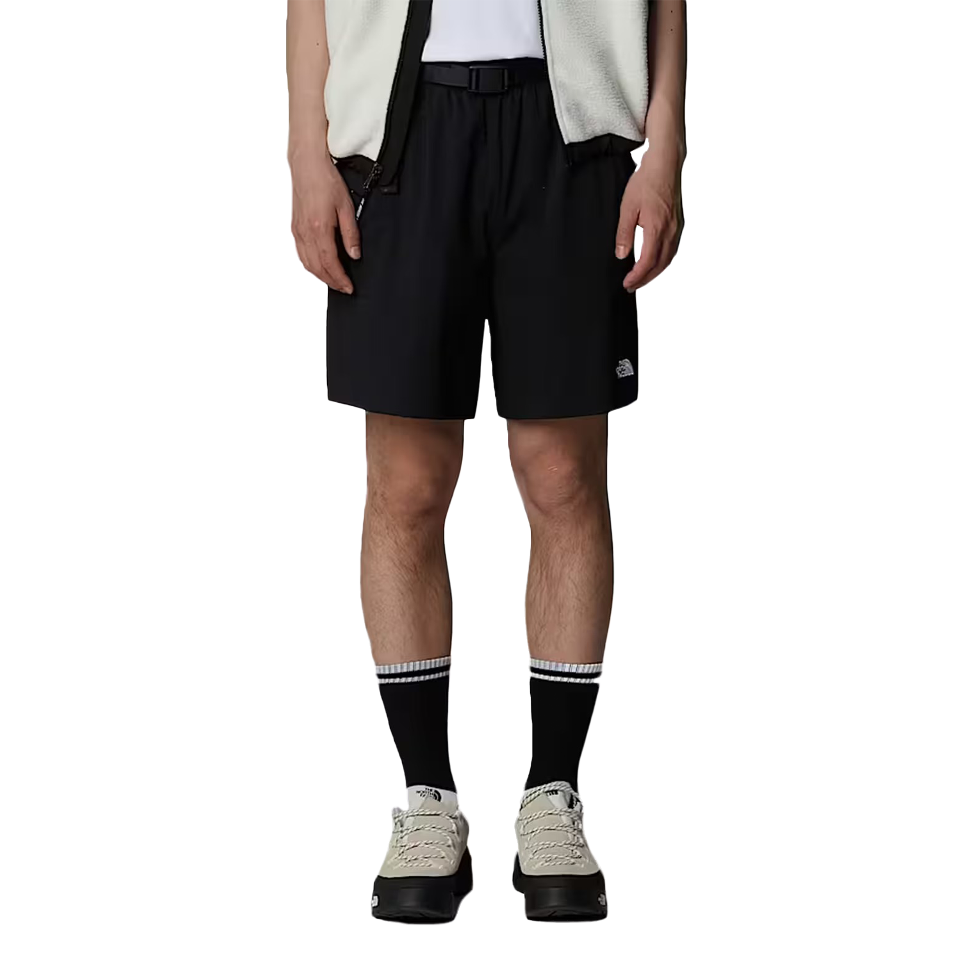 The North Face Men's Class V Pathfinder Belted Shorts 7IN TNFBLK NF0A8BHVJK3/R