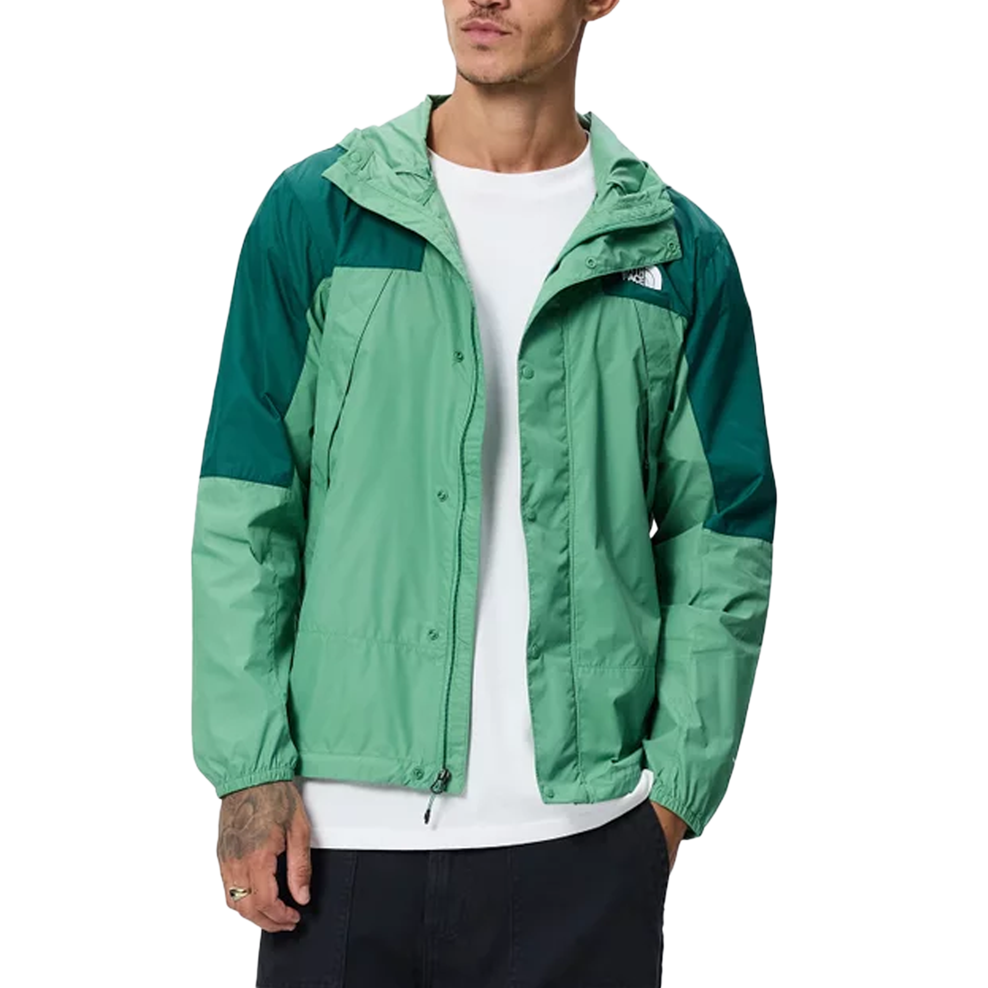 The North Face Men's Mountain Wind Jacket/AP DMDALG/HNTRGRN NF0A8DGDJZX