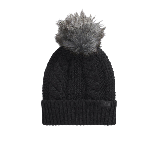 The North Face Oh Mega Fur Pom Beanie Tnf Black