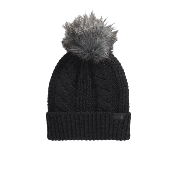 The North Face Oh Mega Fur Pom Beanie Tnf Black