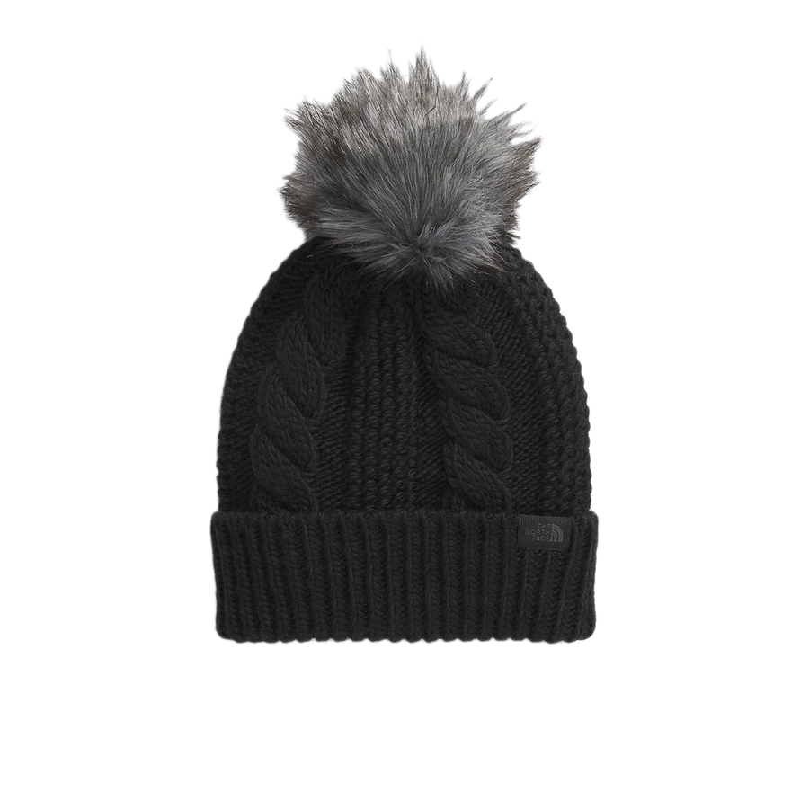 The North Face Oh Mega Fur Pom Beanie Tnf Black