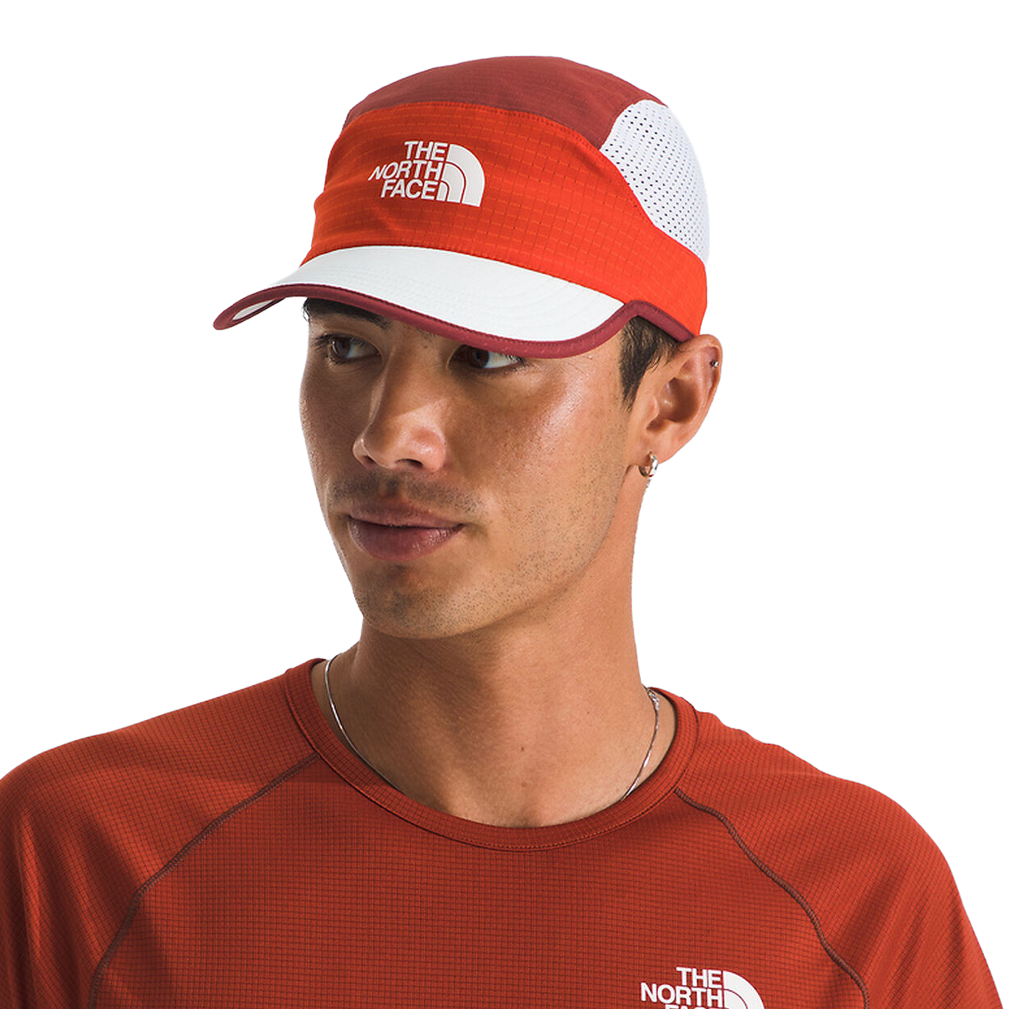 The North Face Summer LIGHTRANGE Run Hat Iron Clay/Lava Red NF0A876JNI5