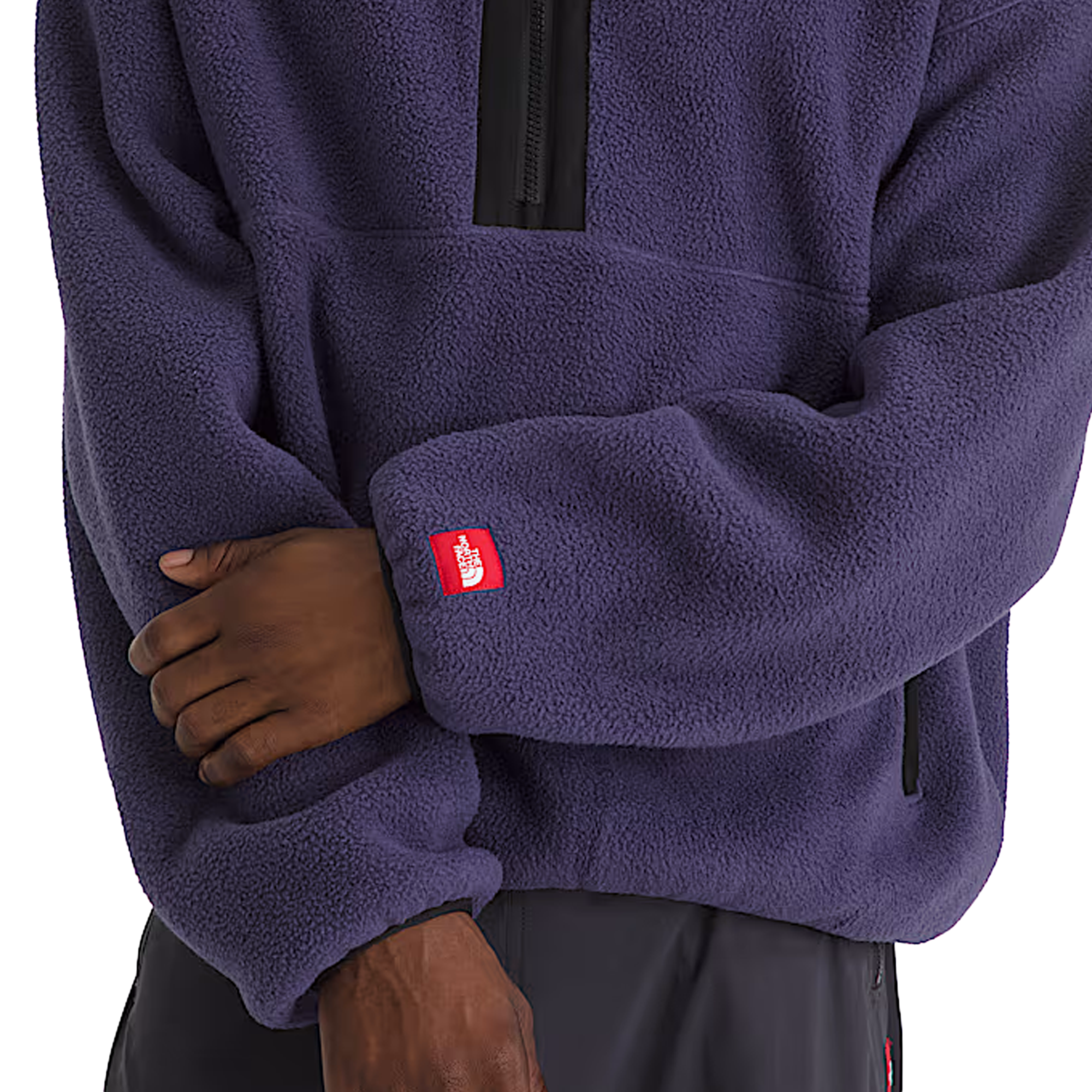 The North Face TNF Red Box Half Zip Fleece Eternal Purple