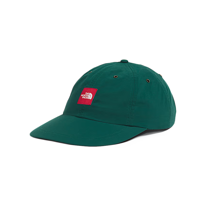 The North Face TNF Red Box Nylon Hat Hunter Green