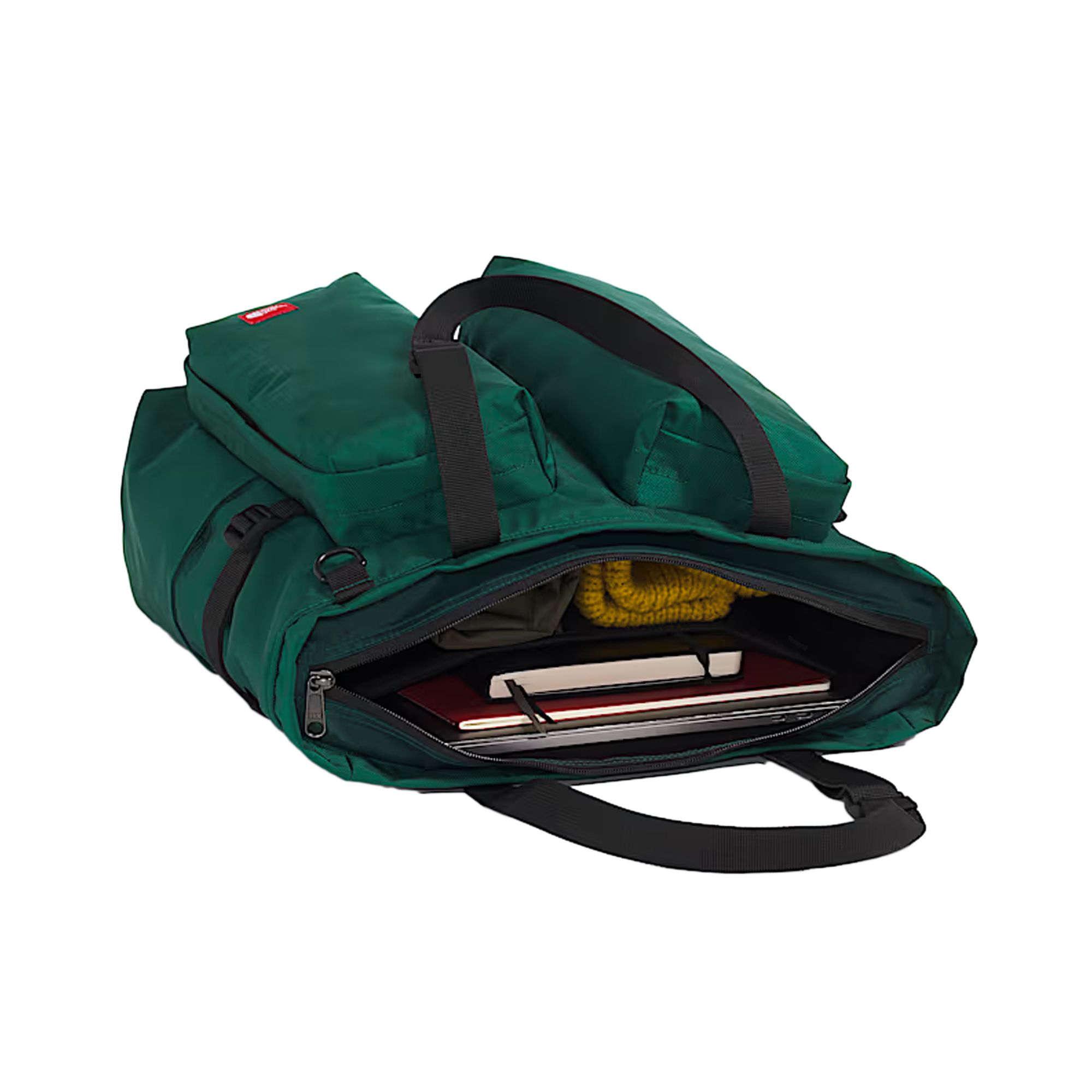 The North Face TNF Red Box Tote Bag Hunter Green