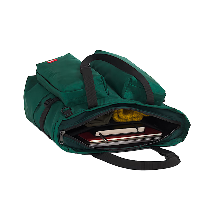 The North Face TNF Red Box Tote Bag Hunter Green