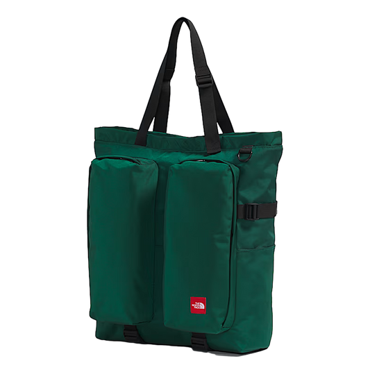 The North Face TNF Red Box Tote Bag Hunter Green
