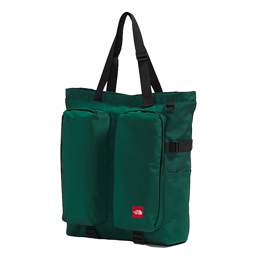 The North Face TNF Red Box Tote Bag Hunter Green