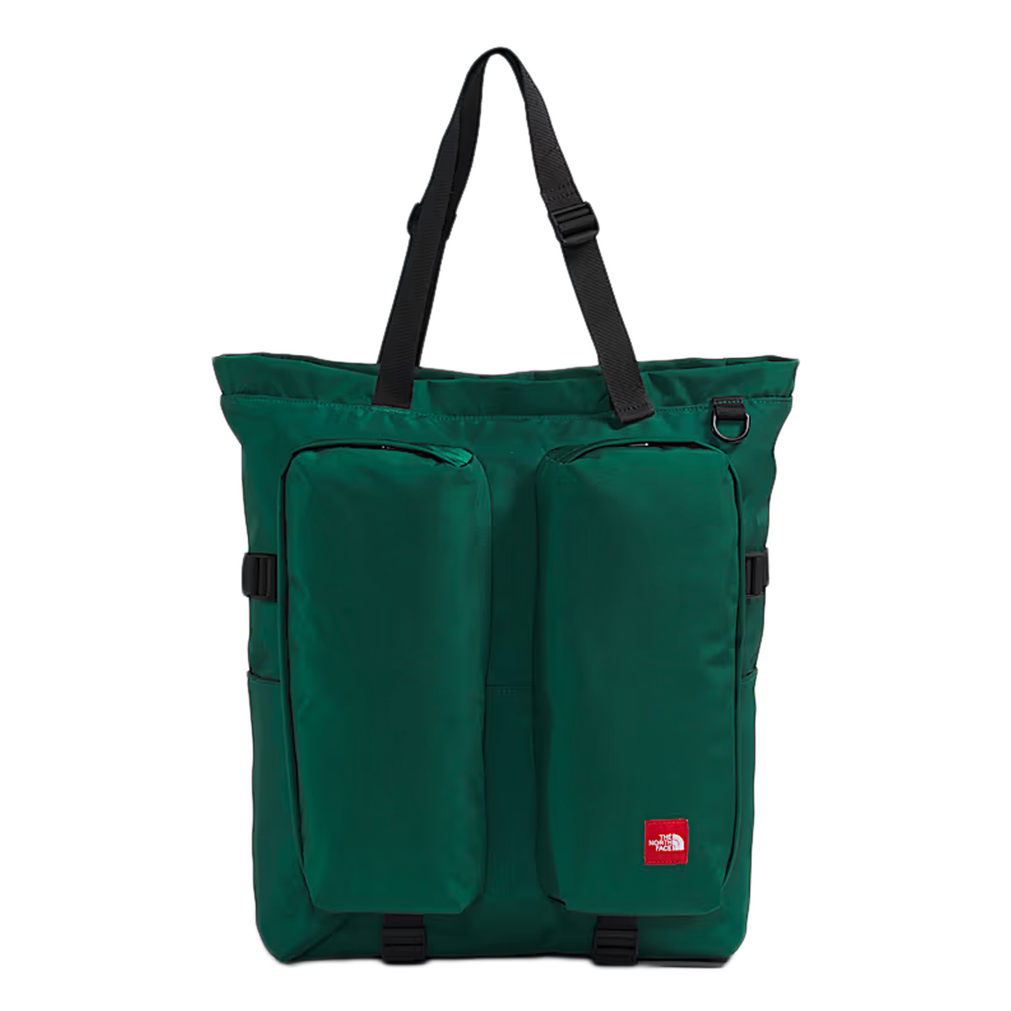 The North Face TNF Red Box Tote Bag Hunter Green