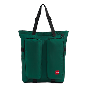 The North Face TNF Red Box Tote Bag Hunter Green