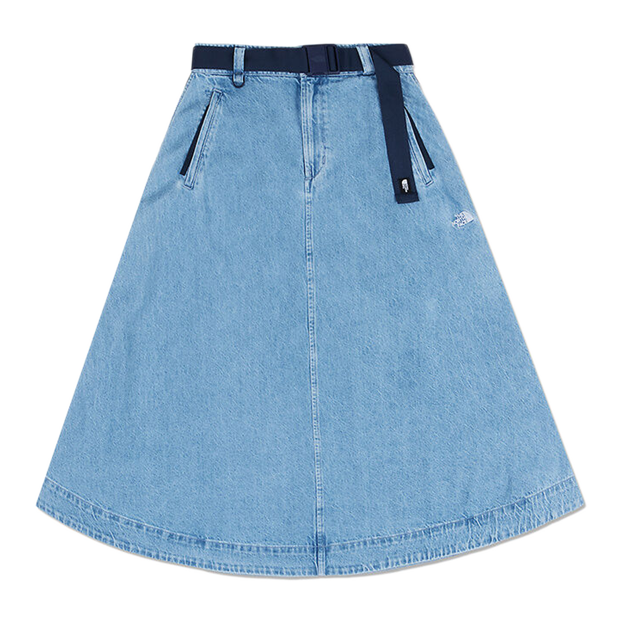 The North Face Women's Flared Denim Maxi Skirt AP Light Indigo Denim Wash