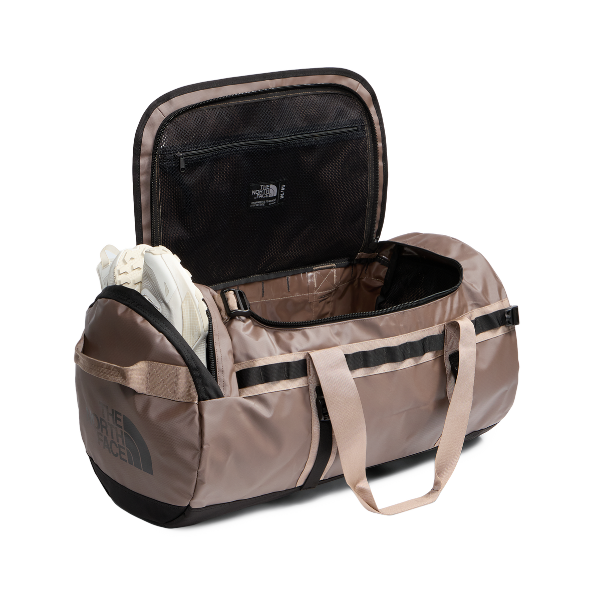 The North Face Basecamp Duffel Medium Smokey Brown/TNF Black/Garnet