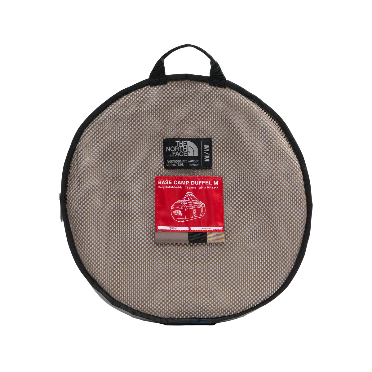 The North Face Basecamp Duffel Medium Smokey Brown/TNF Black/Garnet