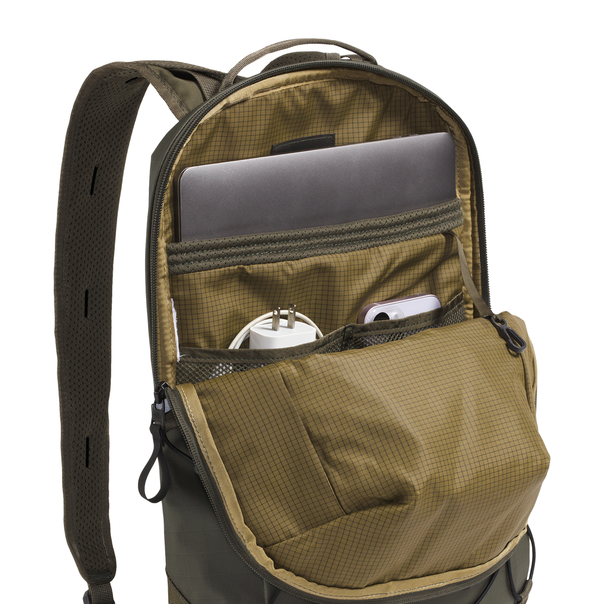The North Face Basecamp Voyager Pro Lightweight Pack New Taupe Green/TNF Black