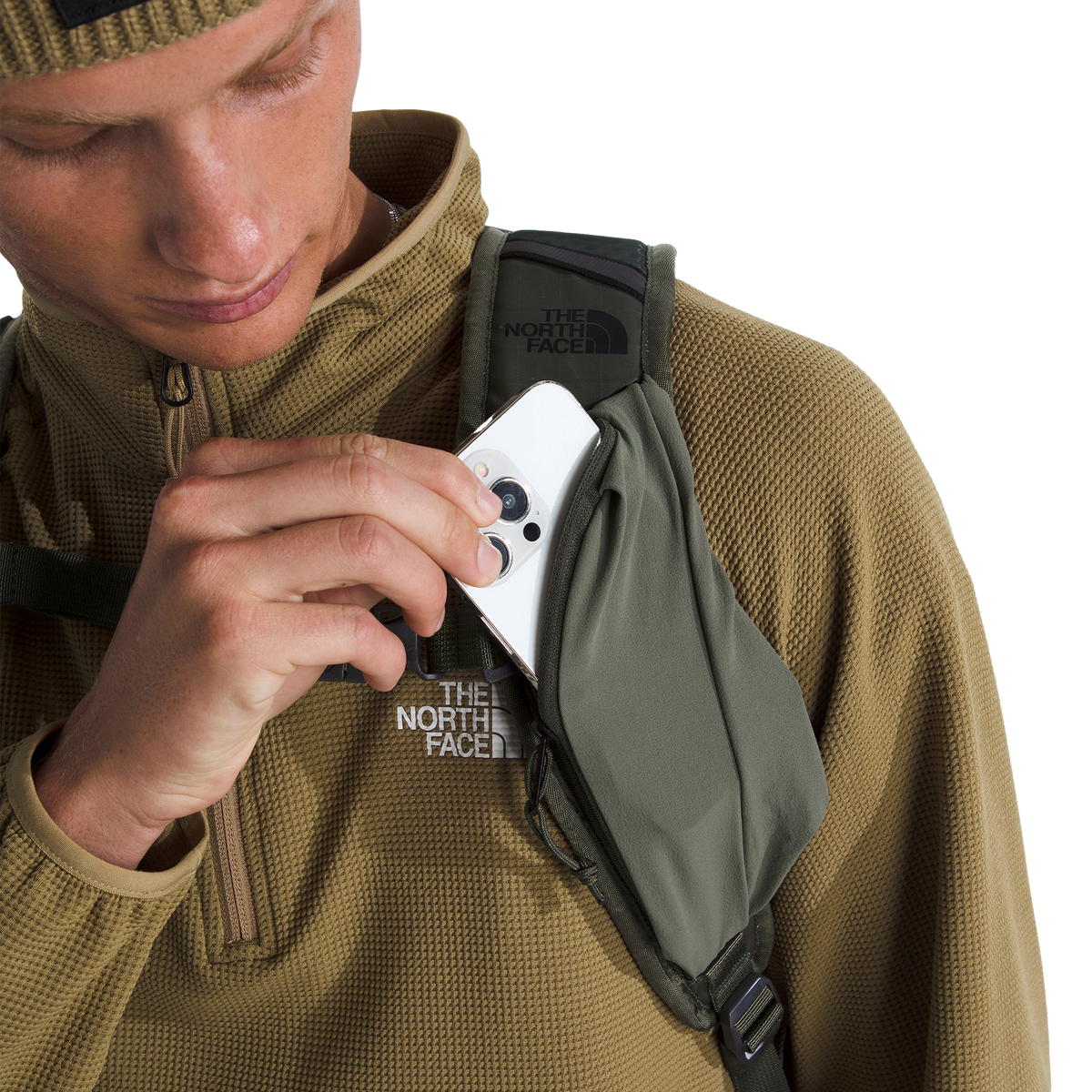 The North Face Basecamp Voyager Pro Travel Pack New Taupe Green/TNF Black