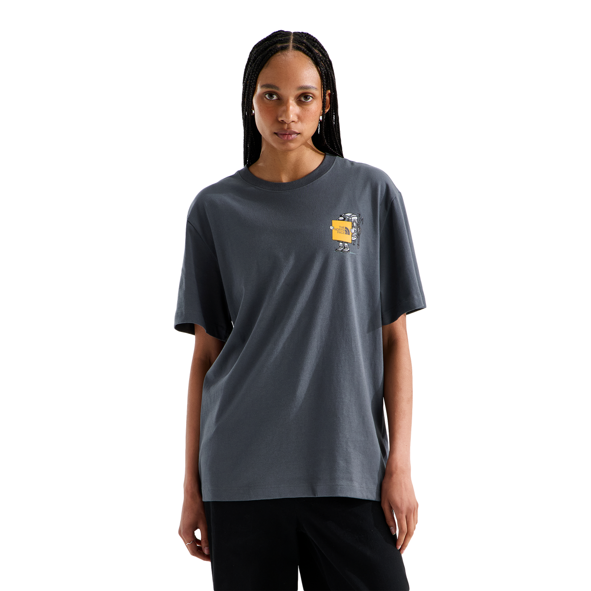 The North Face Gear Up Get Out Relaxed T-Shirt Anthracite Grey