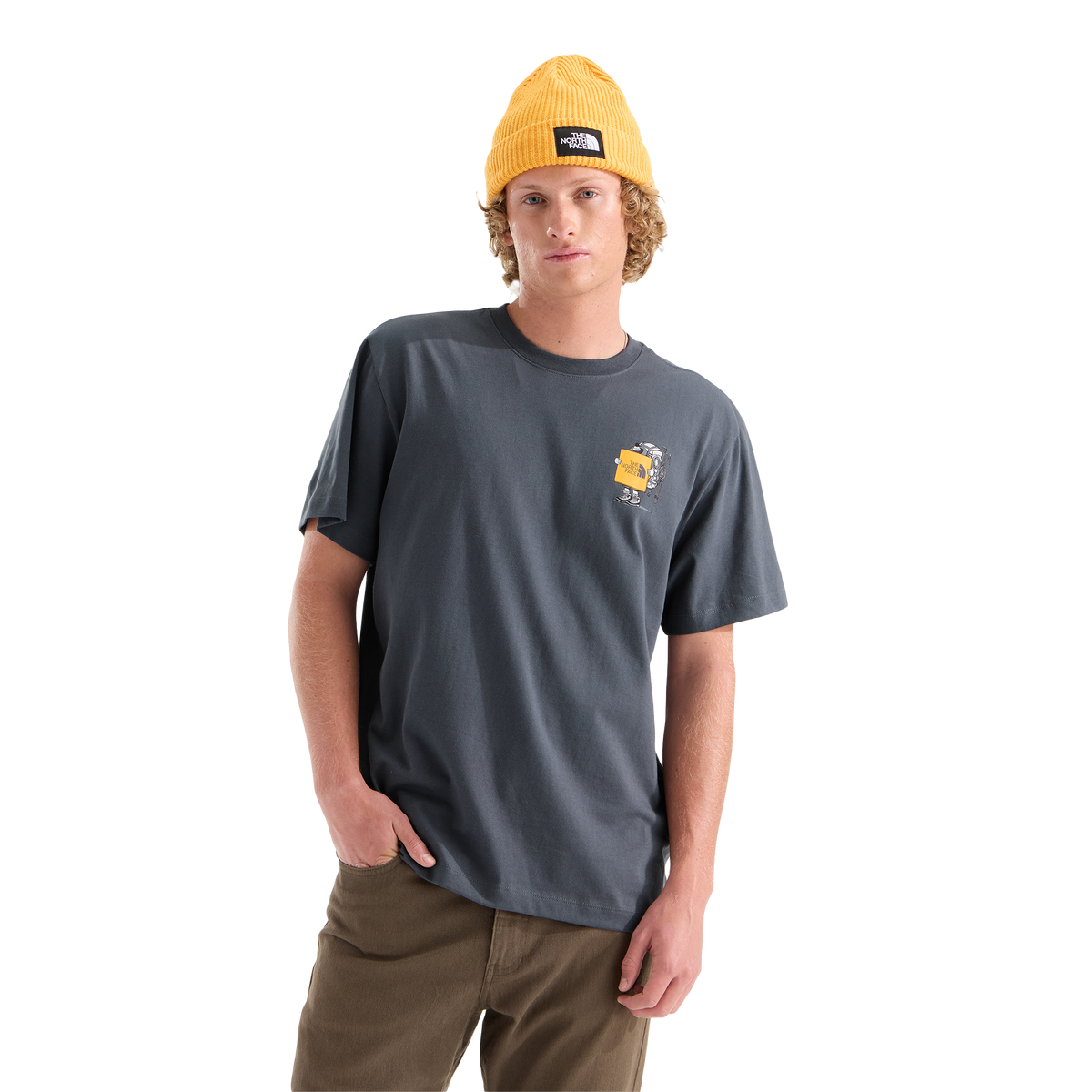 The North Face Gear Up Get Out Relaxed T-Shirt Anthracite Grey