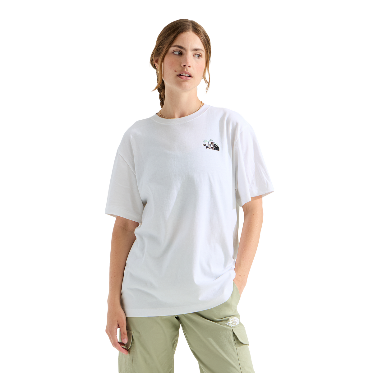 The North Face Nat High Society Relaxed T-Shirt TNF White