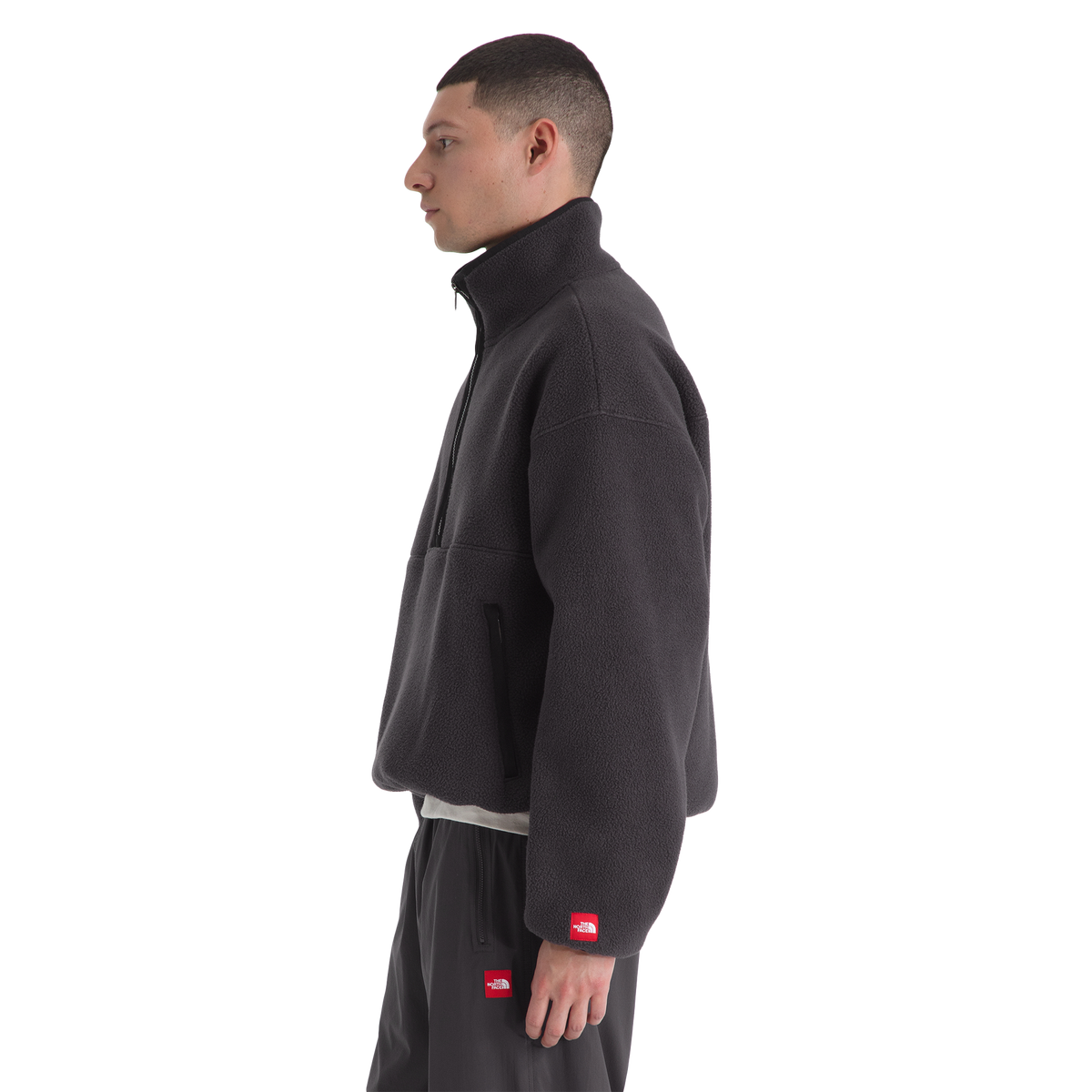 The North Face Red Box Half Zip Fleece Obsidian