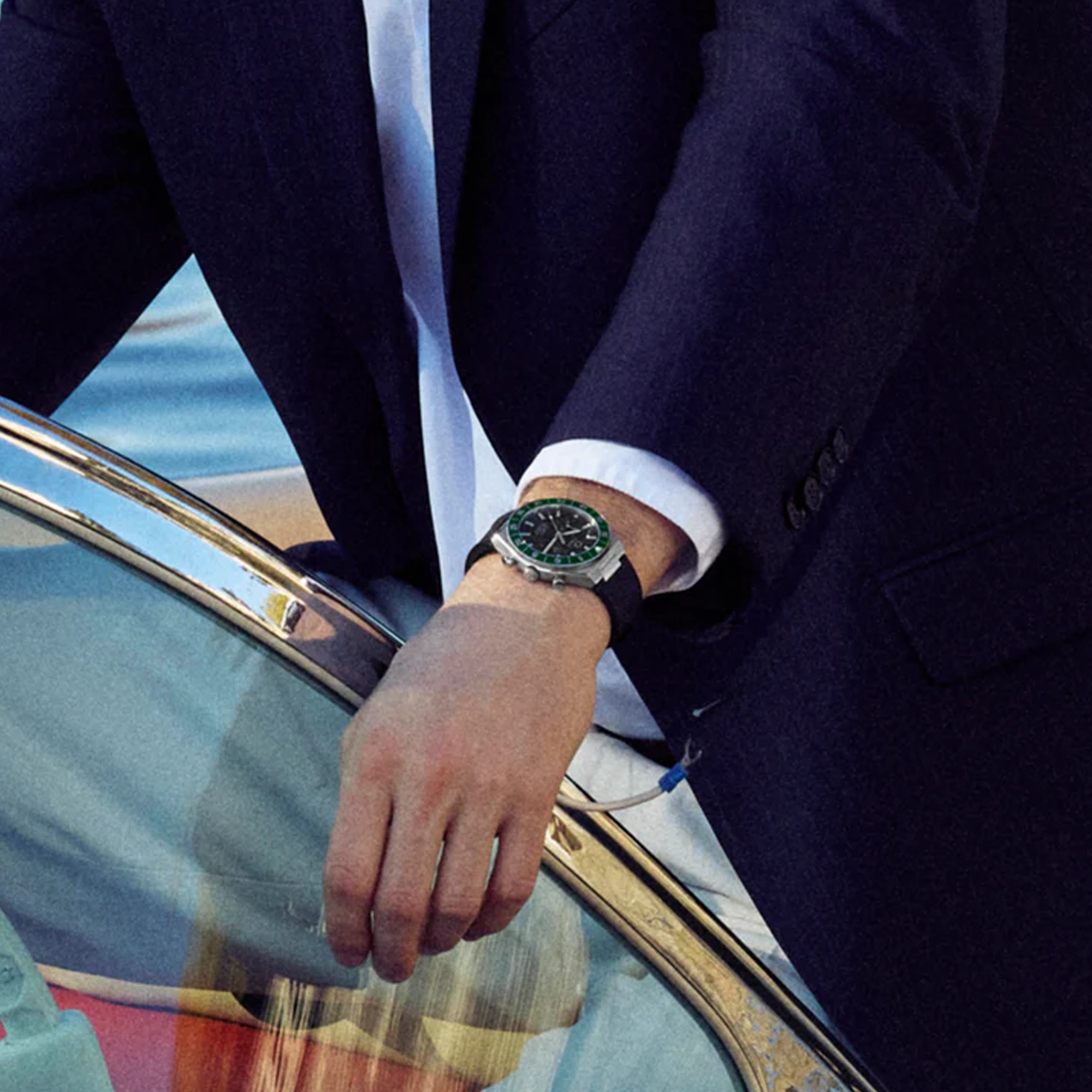 Timex Q Continental Chronograph Silver Bracelet TW2Y56100