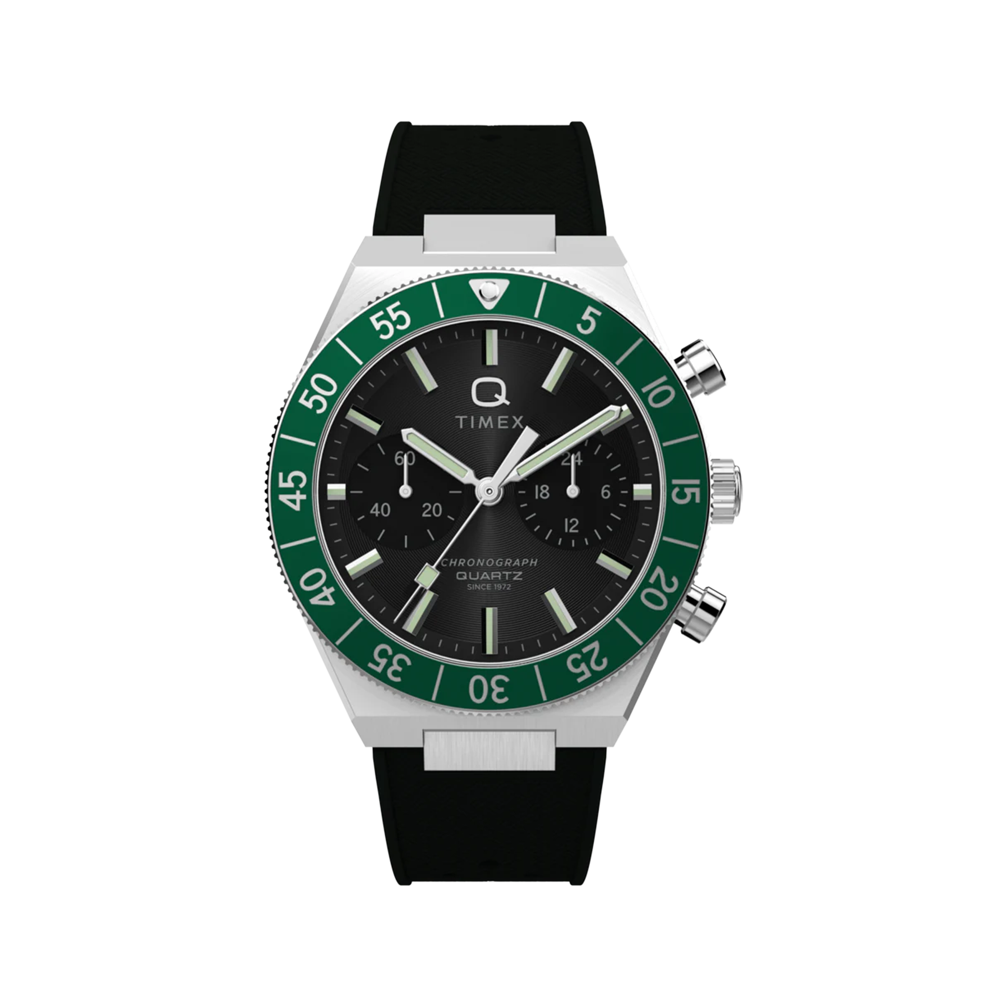 Timex Q Continental Chronograph Silver Bracelet TW2Y56100