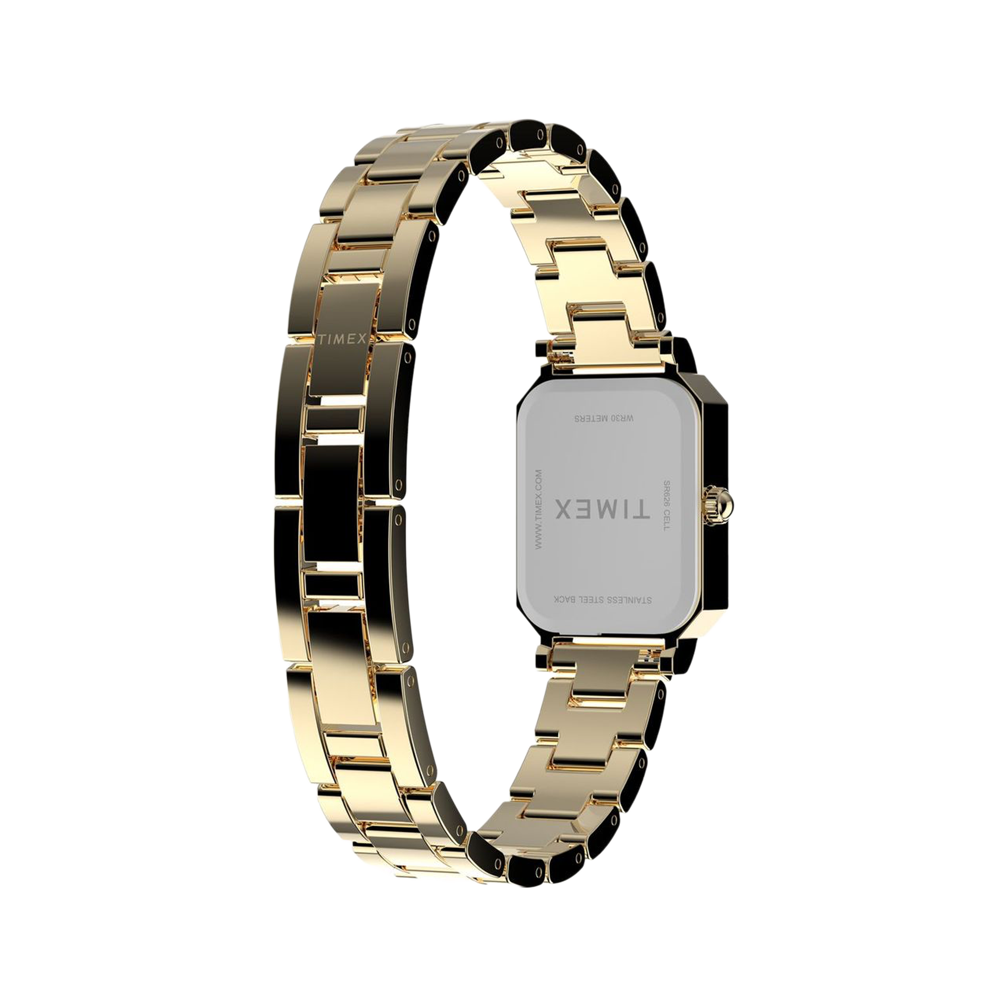 Timex Women's Rectangle Gold Bracelet TW2Y01200
