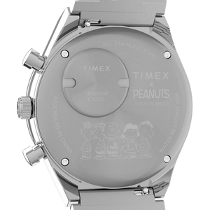 Timex x Peanuts - Q Chronograph Peanuts Blue Dial Bracelet 40mm Watch