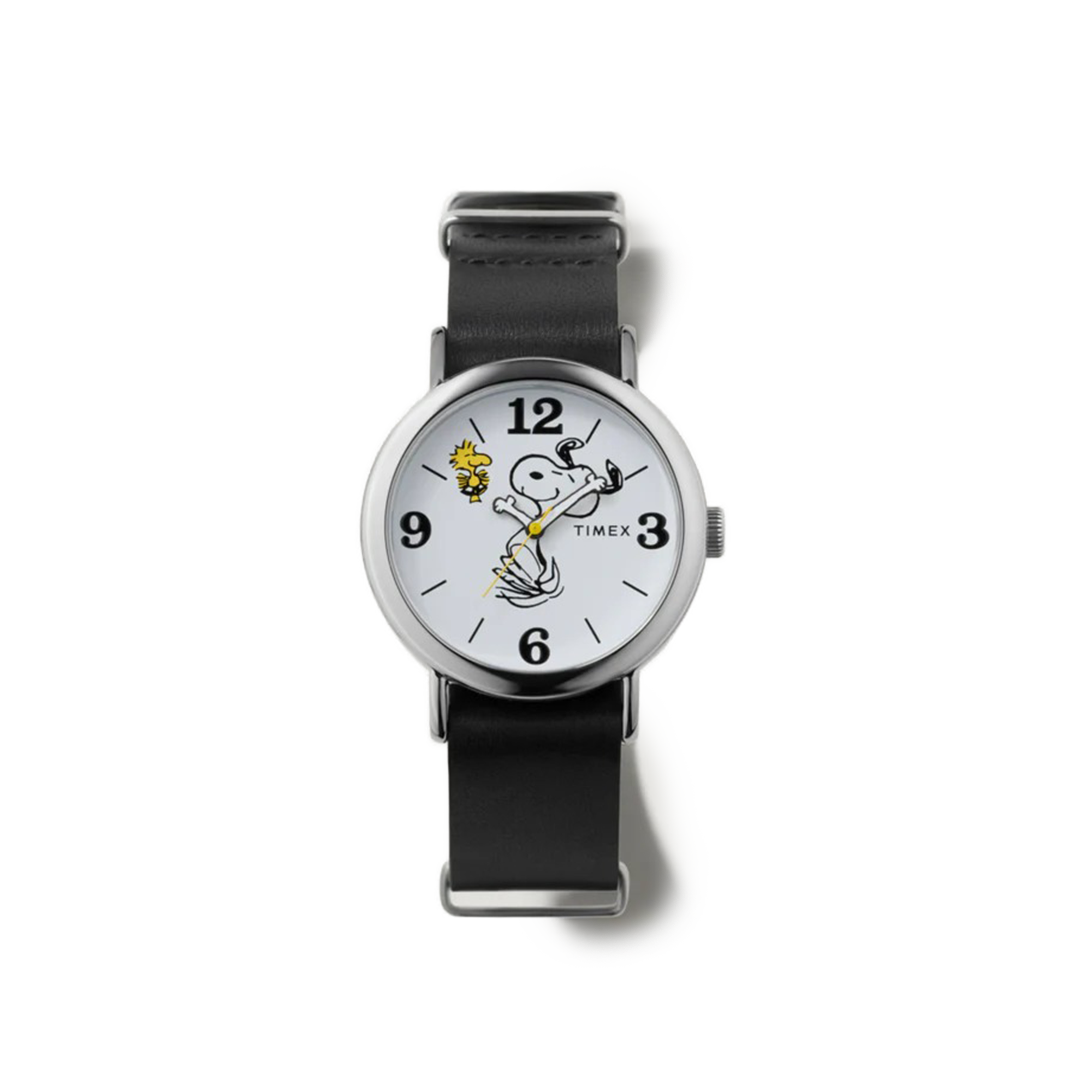 Timex x Peanuts Snoopy Black Leather TW2Y60900