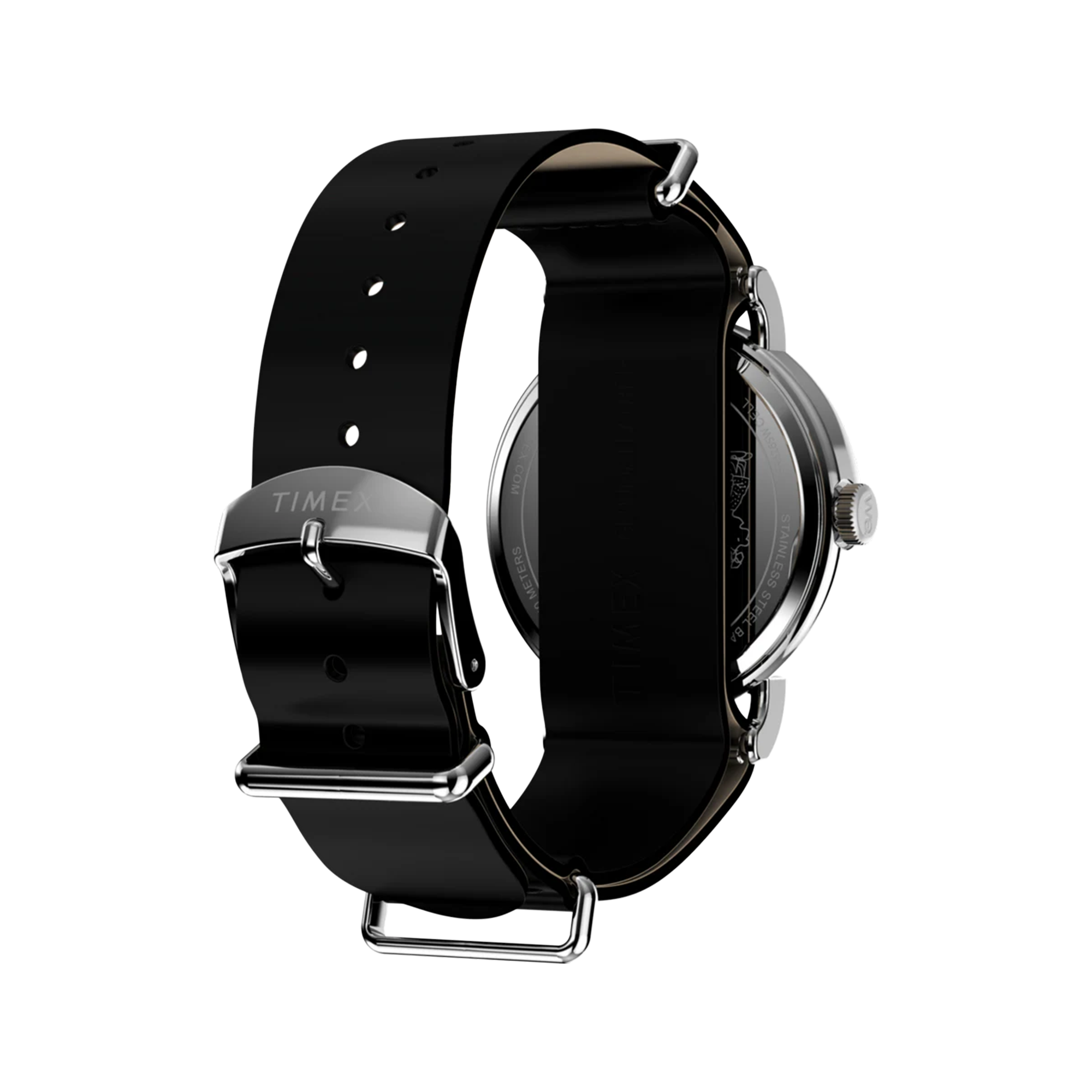 Timex x Peanuts Snoopy Black Leather TW2Y60900