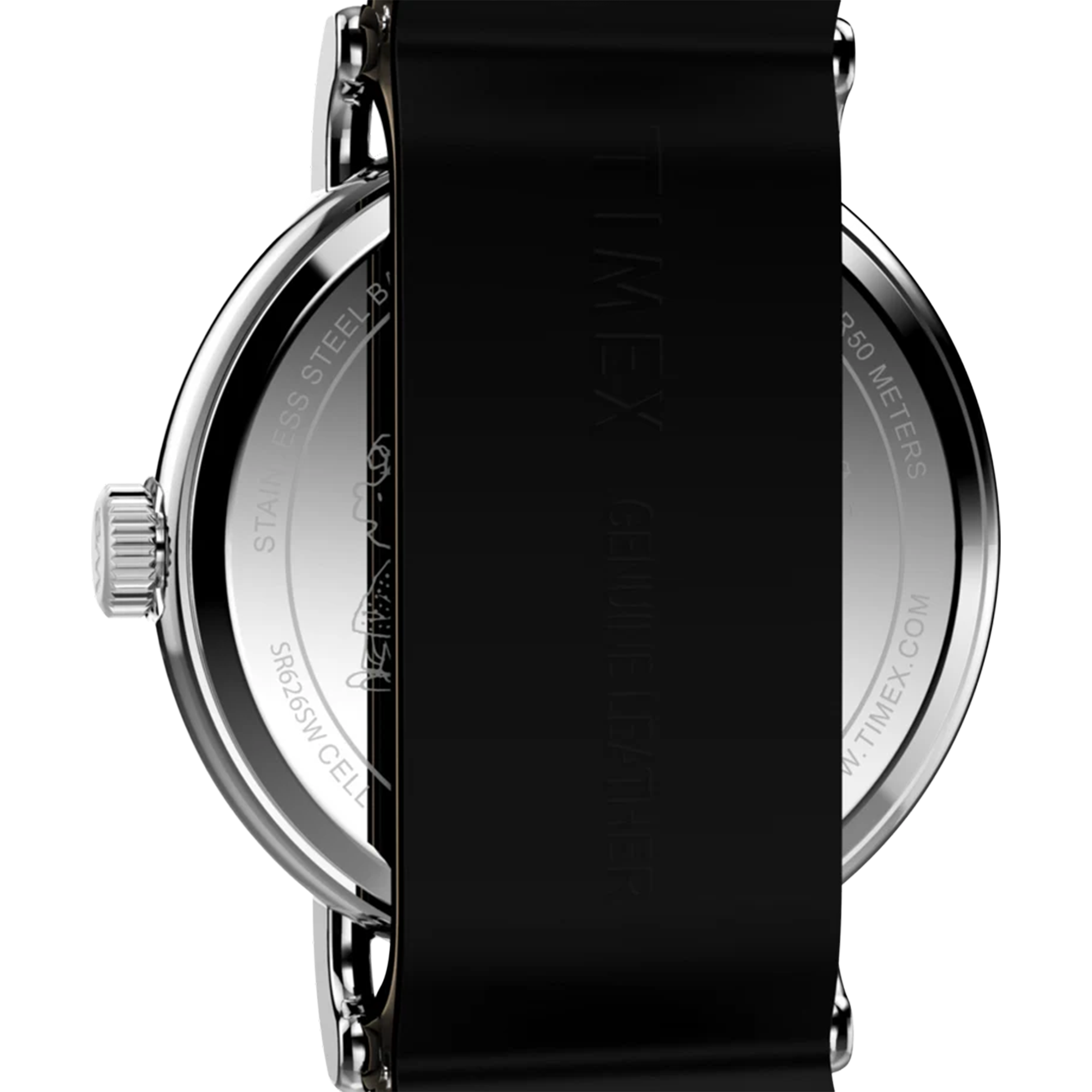Timex x Peanuts Snoopy Black Leather TW2Y60900