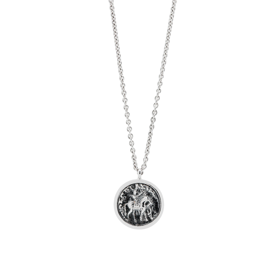 Tom Wood Coin Pendant Necklace 27 Inches