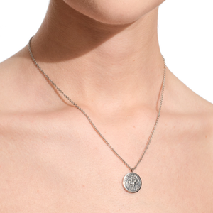 Tom Wood Coin Pendant Necklace 27 Inches
