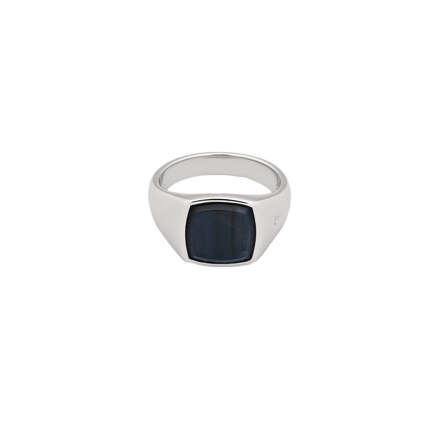 Tom Wood Kay Ring Blue Hawk Eye