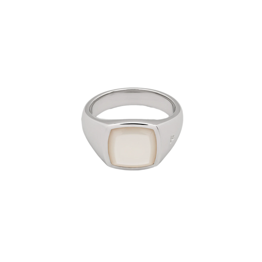 Tom Wood Kay Ring White Mother Of Pearl