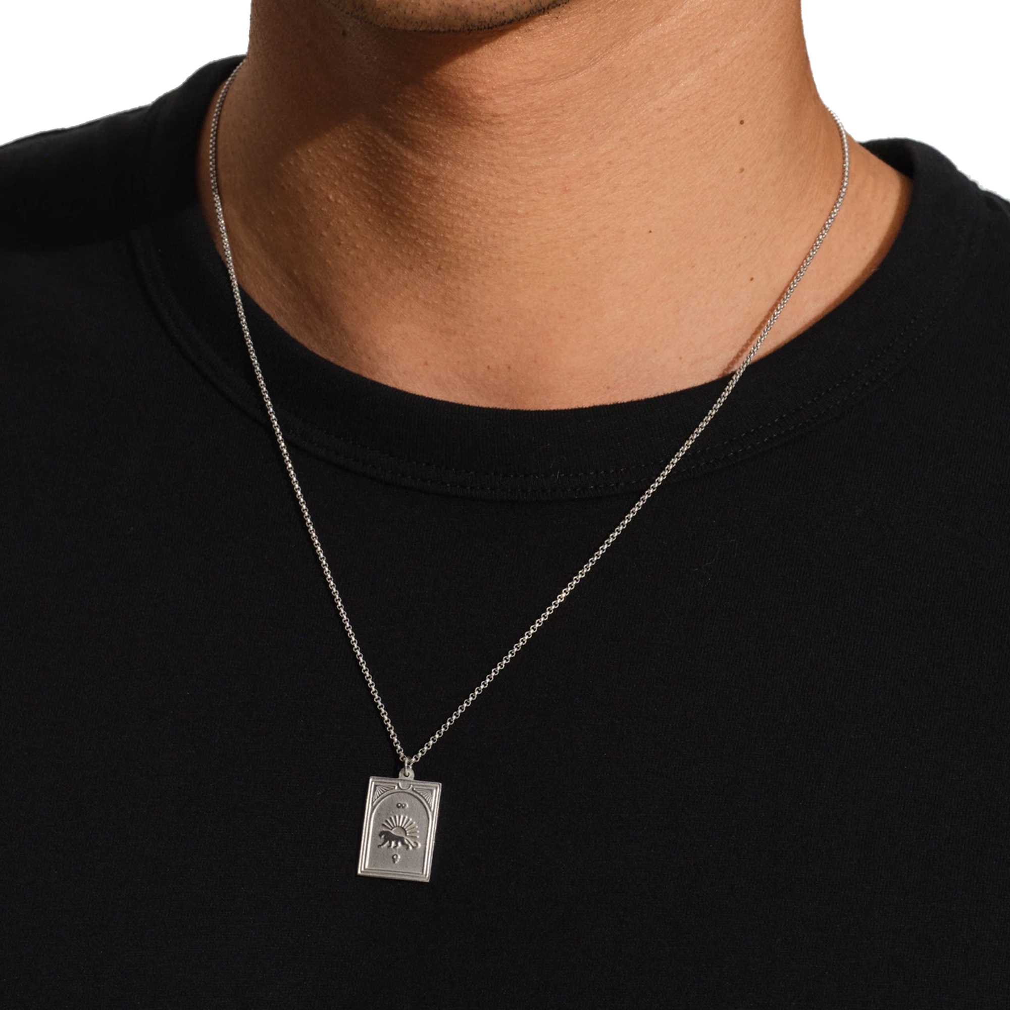 Tom Wood Tarot Strength Pendant Necklace