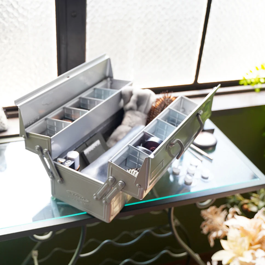 Toyo Steel Cantilever Toolbox ST-350 SV Silver
