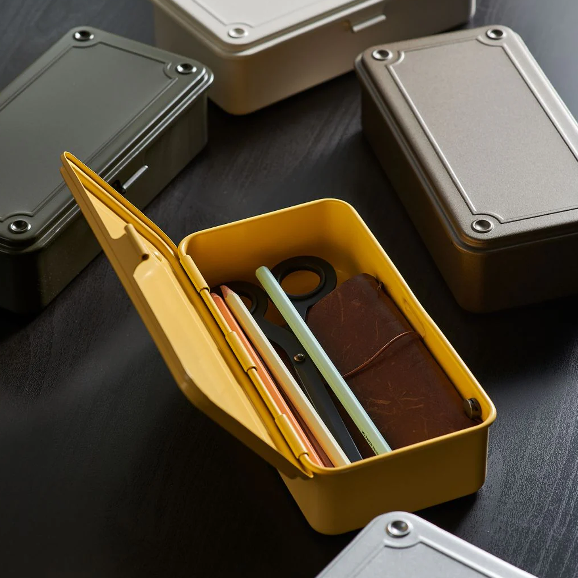 Toyo Steel Stackable Toolbox T-190 TI Titanium