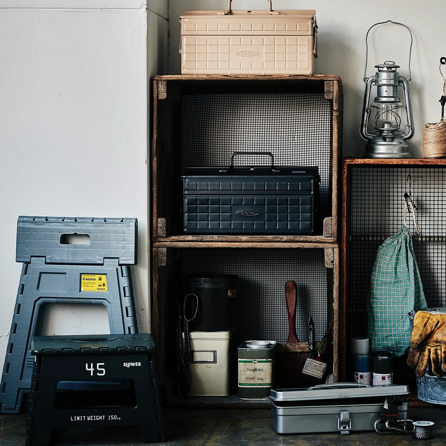 Toyo Steel Stackable Trunk Toolbox T-320 SV Silver