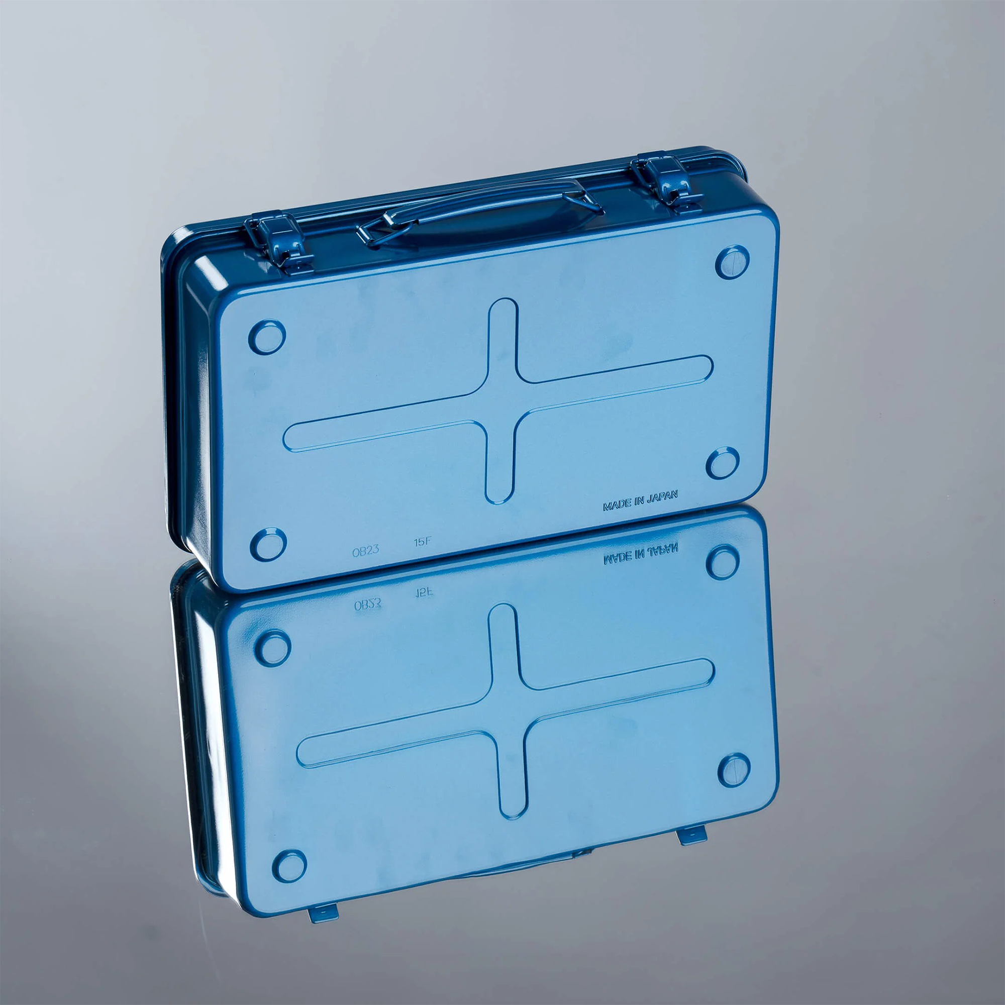 Toyo Steel Trunk Shape Toolbox T-360 B Blue