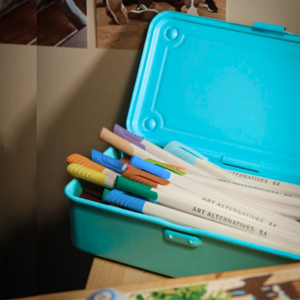 Toyo Steel Stackable Toolbox T-190 AH Asahanada Blue