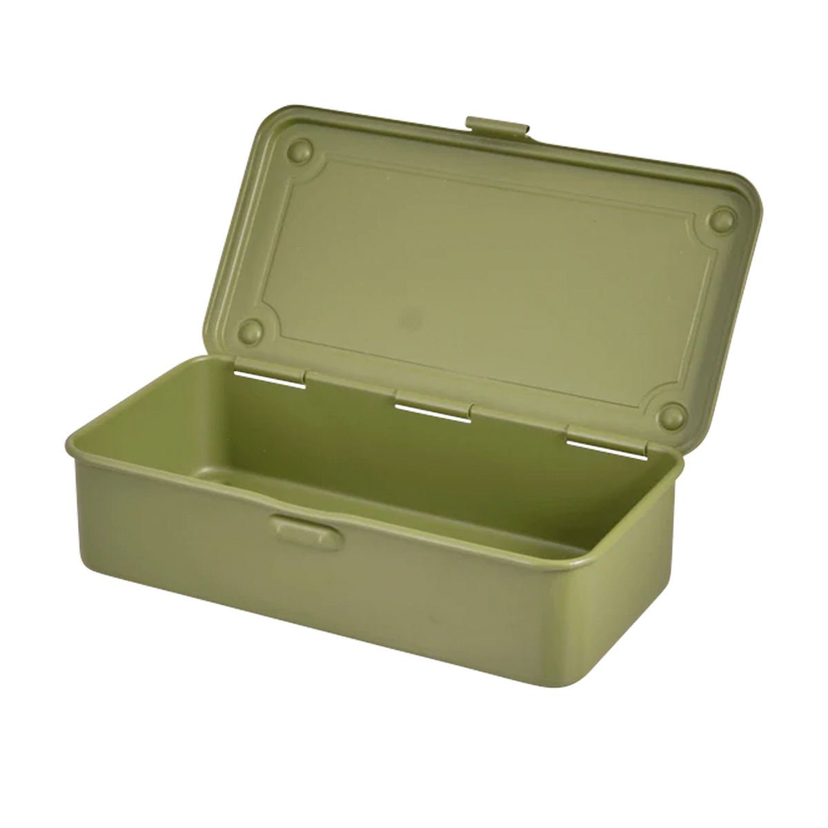 Toyo Steel Trunk Shaped Toolbox T-190 JG Japanese Tea Green