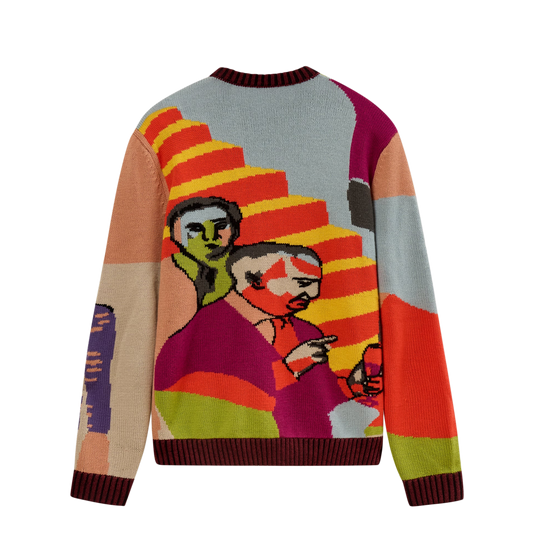 Kidsuper Two Step Hand Embrioderd Sweater