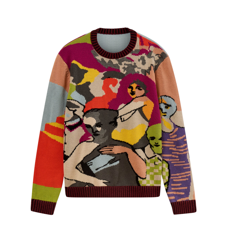 Kidsuper Two Step Hand Embrioderd Sweater