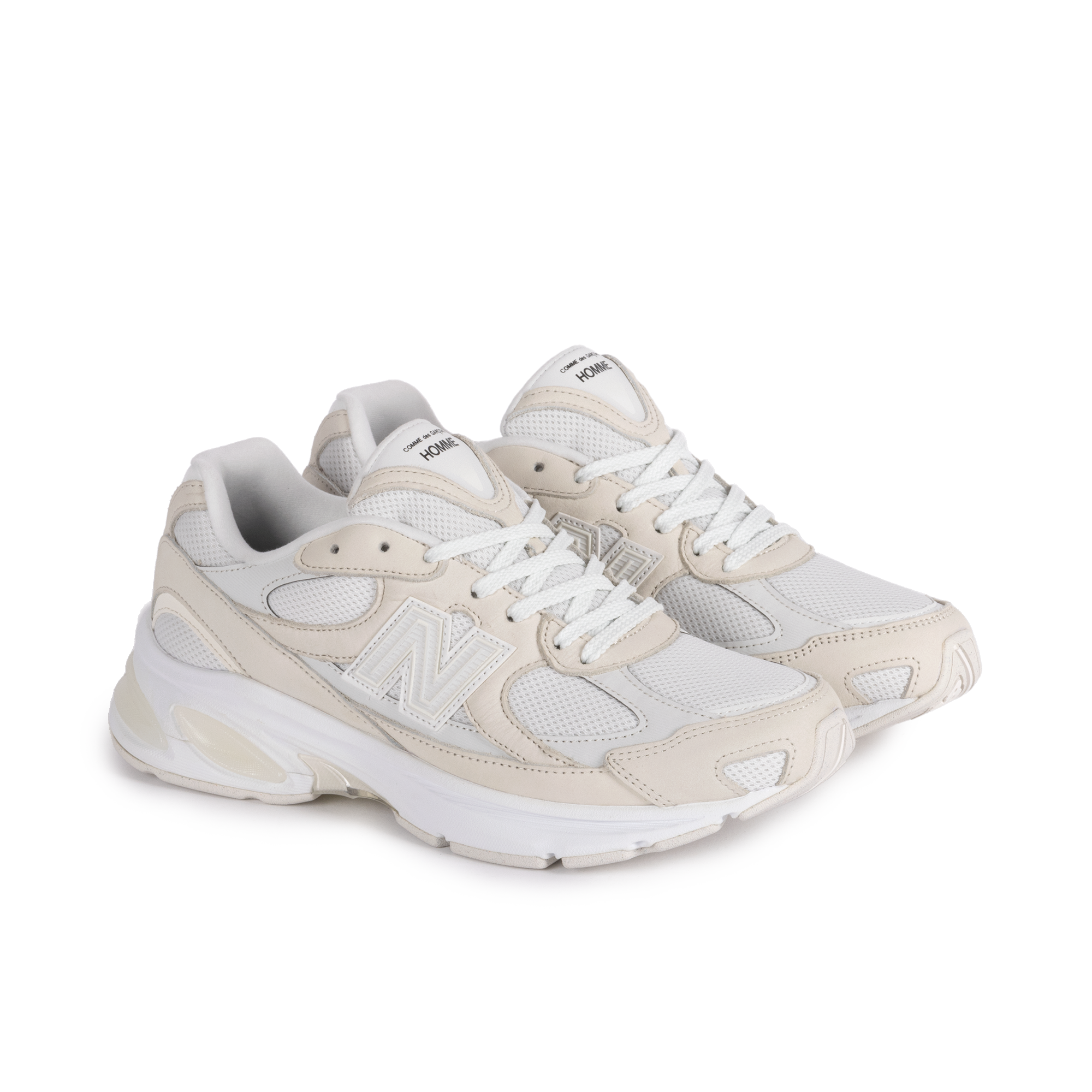 Comme des Garcons Homme x New Balance Cowhide White