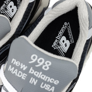 New Balance 998 Made in USA Black/Silver U998BL